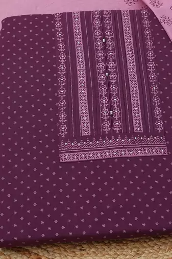 printed unstitched dress material