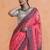 Pink woven design saree with blouse