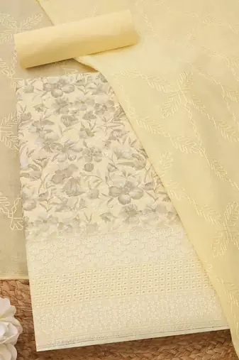 printed unstitched dress material