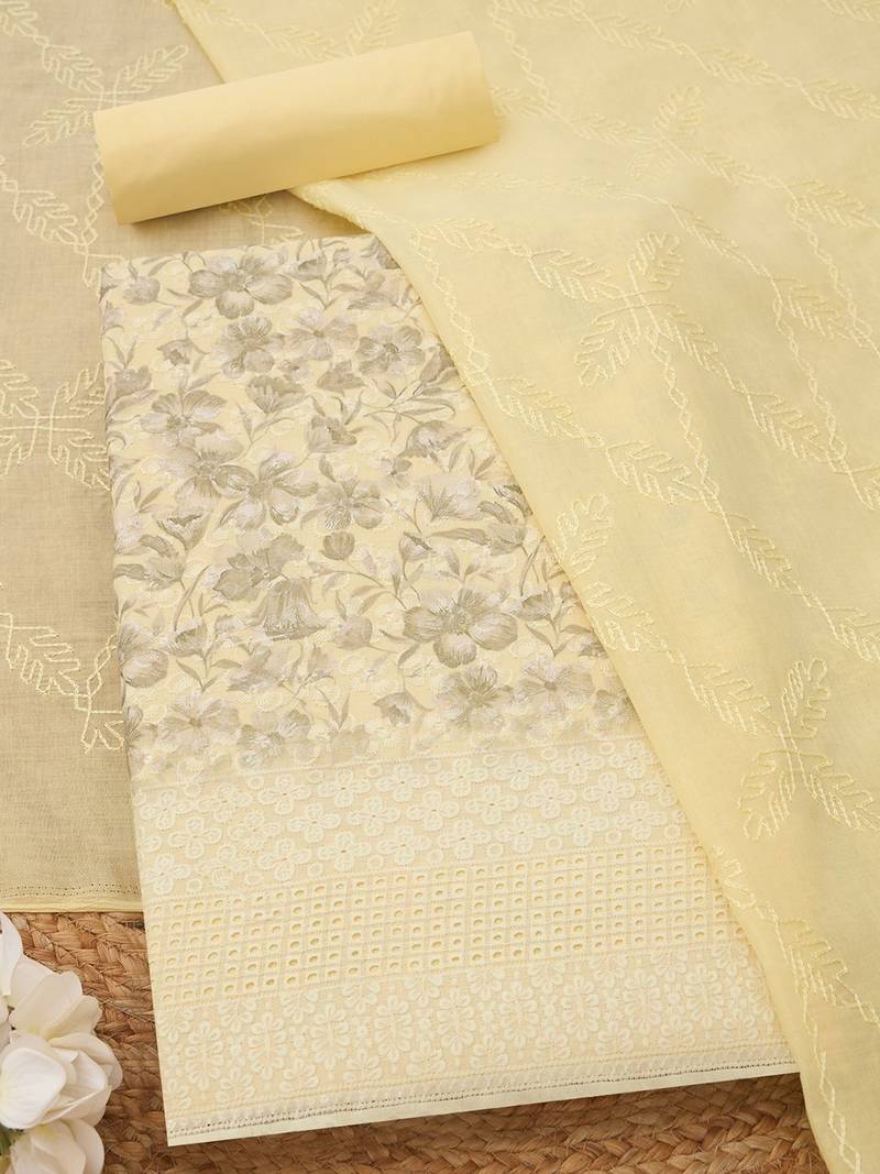 printed unstitched dress material
