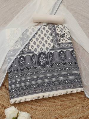 printed  cotton unstitched dress material 1