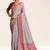 Grey woven design saree with blouse