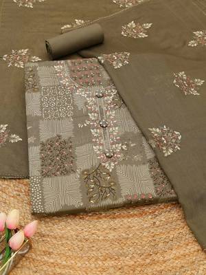 printed unstitched dress material 2
