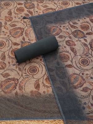 printed linen unstitched dress material 3