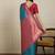 Blue ethnic motifs woven design zari kanjeevaram saree