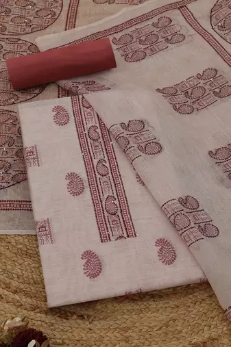 printed unstitched dress material