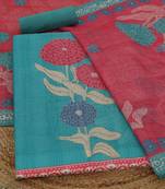 printed unstitched dress material
