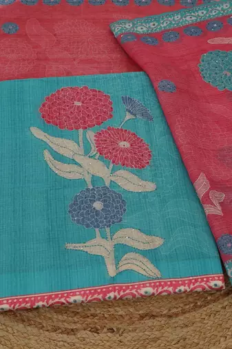 printed unstitched dress material