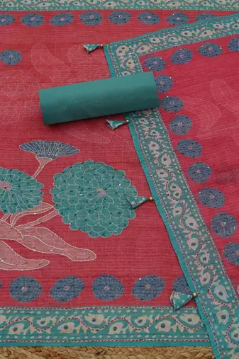 printed unstitched dress material