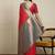 Red ethnic motifs woven design zari kanjeevaram saree