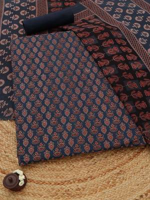 printed unstitched dress material 1