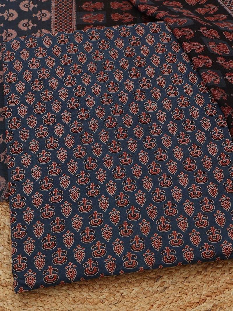 printed unstitched dress material