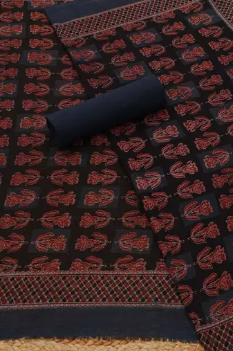 printed unstitched dress material