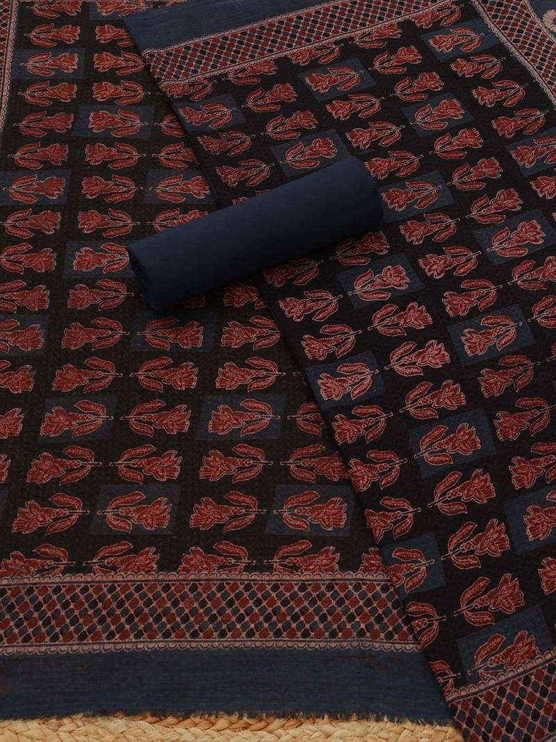 printed unstitched dress material
