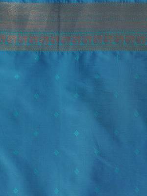Purple ethnic motifs woven design kanjeevaram saree with blouse 5