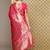 Magenta ethnic motifs zari silk blend banarasi saree