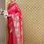Magenta ethnic motifs zari silk blend banarasi saree