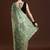 Green woven design chanderi sarees with blouse piece
