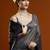 Navy blue woven design muga sarees with blouse piece