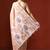 Peach woven design chanderi sarees with blouse piece