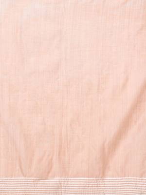 Peach woven design chanderi sarees with blouse piece 5