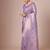 Lavender woven designed festive wear saree with blouse