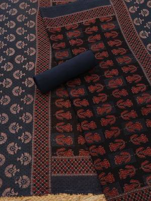 printed unstitched dress material 4