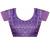 Purple purple kanjivaram woven design sarees with blouse piece unstiched blouse