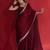 Maroon women embellished bordered sarees