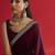 Magenta embellished saree with blouse piece