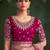 Rose embellished festive wear with matching blouse