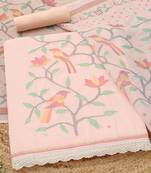 printed linen unstitched dress material