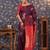 Violet ethnic motifs woven-design saree