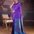Magenta woven design paisley sarees