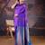 Magenta woven design paisley sarees