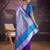 Magenta woven design paisley sarees