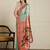Green paithani woven design saree with blouse