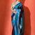 Blue woven design banarasi sarees with blouse piece