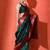 Green sangria woven design paithani saree with unstitched blouse