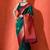 Green sangria woven design paithani saree with unstitched blouse