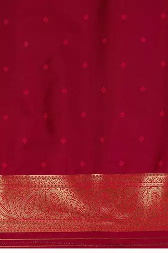 Green sangria woven design paithani saree with unstitched blouse