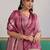 Mauve ethnic motifs woven design zari saree