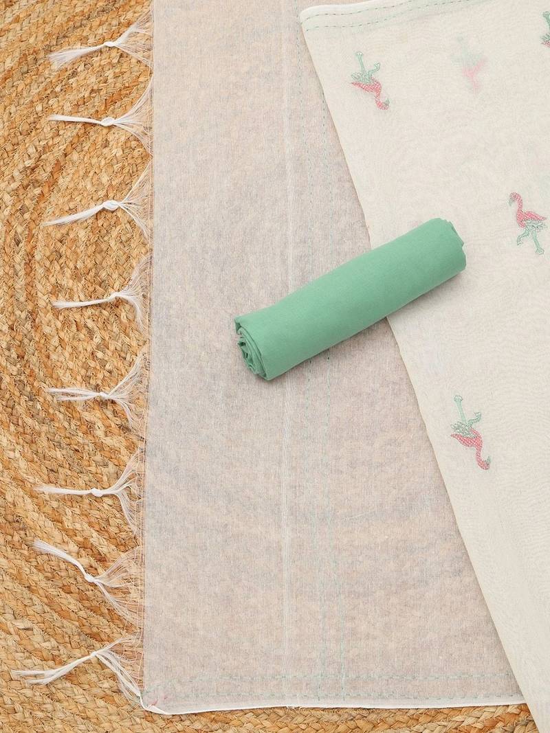 printed unstitched dress material