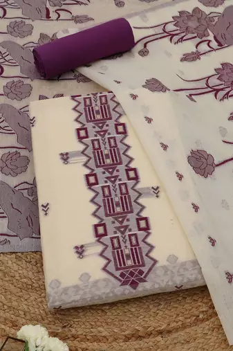 unstitched dress material