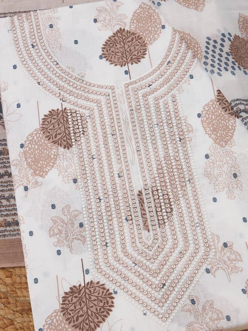 printed unstitched dress material