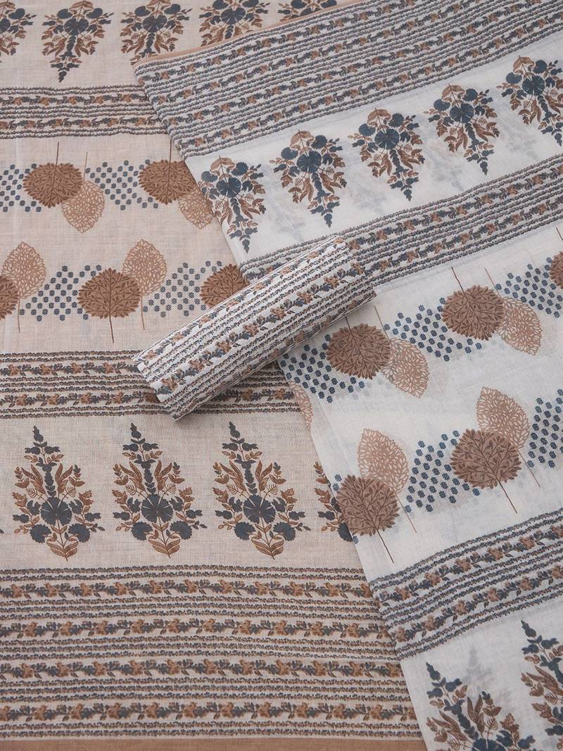 printed unstitched dress material