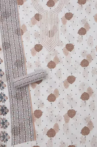 printed unstitched dress material