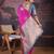 Pink woven design banarasi saree