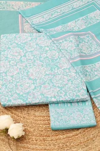 printed unstitched dress material