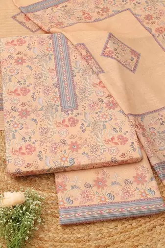 printed unstitched dress material